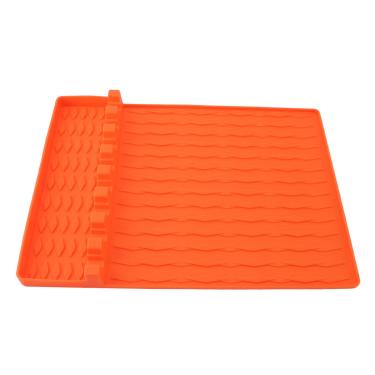 Imagem de Tapete de Ferramentas para Grelha de Silicone, Prateleira Lateral Versátil para Grelha, Tapete Resistente Ao Calor, Espátula para Churrasco, Tapete para Garrafa de Tempero, (Tipo