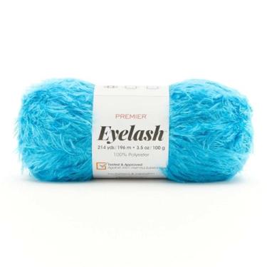 Imagem de PREMIER YARNS Cílios de fio turquesa
