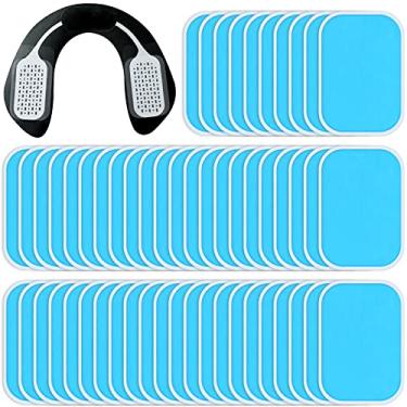 Imagem de 100 unidades de 50 almofadas de gel para estimulador ABS ABS Trainer folha de gel de substituição ABS almofadas de gel almofadas estimuladoras musculares para treinador muscular abdominal AB cinto