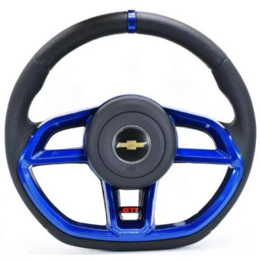 Imagem de Volante Esportivo Corsa Classic/ Celta - Gti Vision Azul - Chevrolet