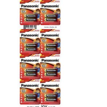 Imagem de Pilha AA Alcalina LR6-2BT480 Panasonic - BLI / 20