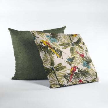 Imagem de Kit Capas de Almofadas Decorativas Lisa Estampada 45 X 45 - MILLENIADE