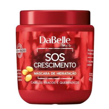 Imagem de Máscara Creme Hidratação Vegano SOS Crescimento Dabelle 400g - DaBelle