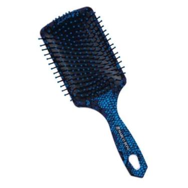 Imagem de Escova de Cabelo Snacke Desembaraçante Raquete - Marco Boni, Azul