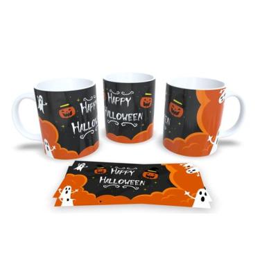Imagem de Canecas de Porcelana Personalizadas Halloween 2 - Estampa Sublimada, M