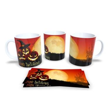 Imagem de Canecas de Porcelana Personalizadas Halloween 3 - Estampa Sublimada, M