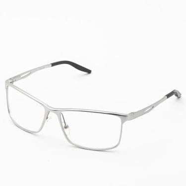 Imagem de Armação Óculos de Grau Masculino Alumínio Retangular Loki- Óculos Sunr