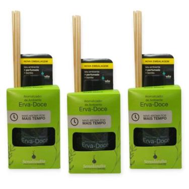 Imagem de 3 Difusor Ambiente Aromatizador Vareta Aromas Aromatizante Perfume Cas