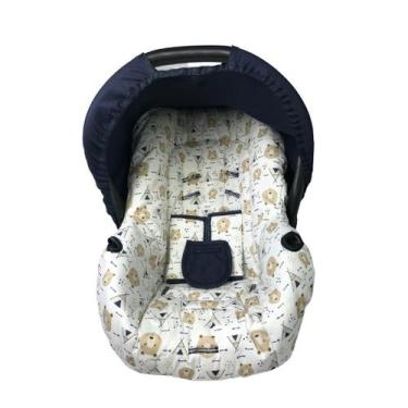 Imagem de Capa para bebe conforto - urso azul - ALAN PIERRE BABY