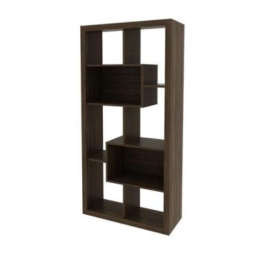 Imagem de Estante Organizadora 78x159x31,5 cm Nogal Tecnomobili