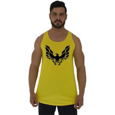 Imagem de Regata Longline Estampada Masculina MXD Conceito Fênix, Amarelo, GG, M