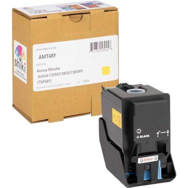 Imagem de SHIKI Cartucho de toner compatível com Konica Minolta bizhub C3350/C3850/C3850FS Amarelo (TNP48Y/A5X0230) 10.000 páginas (amarelo)