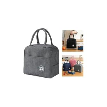 Imagem de Bolsa Térmica Portátil Impermeável para Marmitas | Lancheira Térmica Ideal para Viagem, Escola e Trabalho | Design Elegante e Resistente