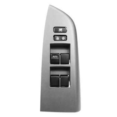 Imagem de ULZOZN Interruptor mestre de janela totalmente montado e kit de bisel adequado para Toyota Tundra 2010-2013 substituir 8482002190 742320C100 8482012540 painéis decorativos de bloqueio de porta do lado