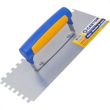 Imagem de Desempenadeira Aco Castor Dentada 12 X 27Cm Dente 8Mm - 221