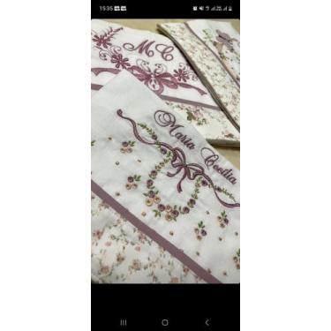 Imagem de Fralda de pano bordada - Cremer