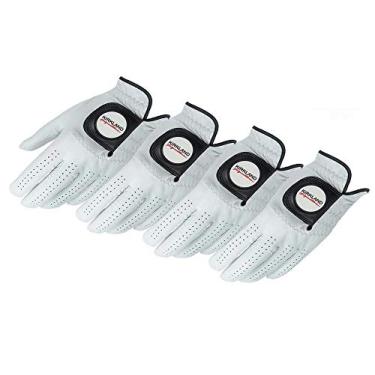 Imagem de KIRKLAND SIGNATURE Luvas de golfe Cabretta de couro premium, grande, pacote com 4
