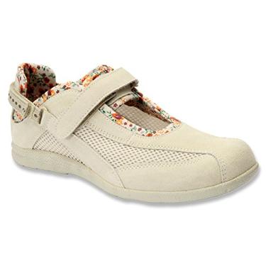 Imagem de Drew Joy Oxford feminino, Bone Smooth Suede/Bone Mesh, 12