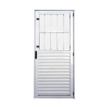 Imagem de Porta Social C/postigo 210x080 Brilhante Lado Esquerda L.25 - RV PORTA