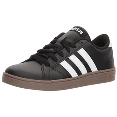 Imagem de adidas Tênis NEO Advantage VS K (criança pequena/grande), Preto/Branco/Goma, 6.5 Little Kid