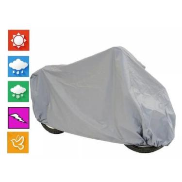 Imagem de Capa protetora para motos de plastico hutz 230x130x0,1cm