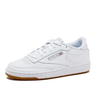 Imagem de Reebok Club C 85 Tênis feminino branco, Branco/cinza claro/chiclete, 37