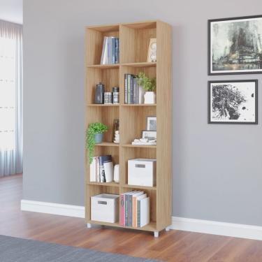 Imagem de Estante 10 Nichos Caracol Esm225 186cmx74cm Movelbento