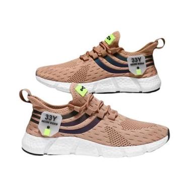 Imagem de Tênis De Corrida De Malha Leve Feminino Moda Confortável Calçado Vulca