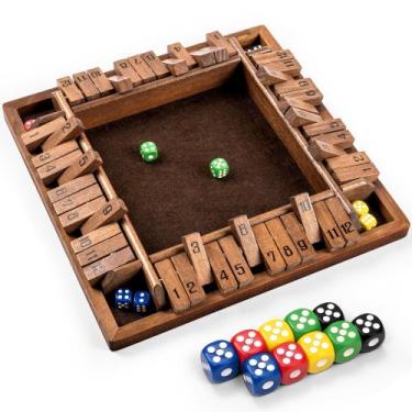 Imagem de Shut The Box Game ropoda atualizou 12 números para adultos e crianças