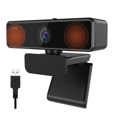 Imagem de NUROUM Webcam V11 2K para PC, câmera Web USB 1080p 60FPS com microfone, 1440p a 30fps, grande angular de 90°, capa de privacidade, plug & play para Mac/laptop/desktop/computador, para zoom/equipes
