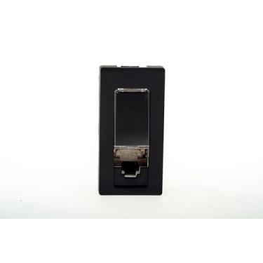 Imagem de TOMADA DADOS LCS2 RJ45 CAT6A 1M PRETA - PIAL PLUS+ - PN 615044PT