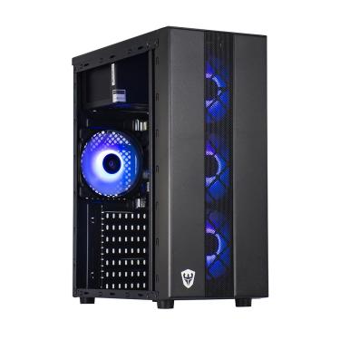 Imagem de Gabinete Gamer Sate 4 Coolers Fans RGB Preto com Lateral em Acrílico K878