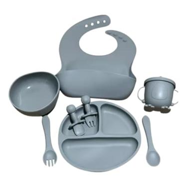 Imagem de Kit Introdução Alimentar Bebe 8 Peças Silicone Iniciação para Alimentos