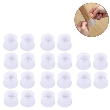 Imagem de Protetores Capa Pés Cadeira Mesa Móveis 20 Peças Preservar Pisos Madei