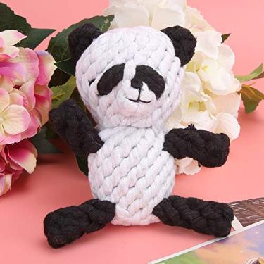 Imagem de ZJchao Brinquedos para Cães para Mastigadores Agressivos, Indestrutível Cadeir de Cachorro Toys Pet Cotton Cotton Biting Madeir Molar Toy Dog Rode Trug of War Dog para Limpeza de Dentes de Raça