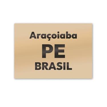 Imagem de Imã de Geladeira Araçoiaba PE MDF 8cm x 5cm para Presentear
