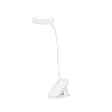 Imagem de Luminária de Mesa LED Taschibra PUCK Recarregável C/Presilha, Branco