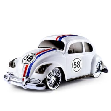 Imagem de Brinquedo Infantil Fusca Grande Roda Livre Carrinho de 35cm Herbie do 