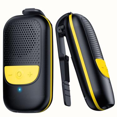 Imagem de Alto-falante Bluetooth vestível Temdan com bateria de até 10h - preto