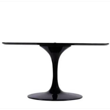Imagem de Base De Mesa De Jantar Saarinen Oval Para Tampo De 160x90 Até 244x122 Cm Preto Cor Preto