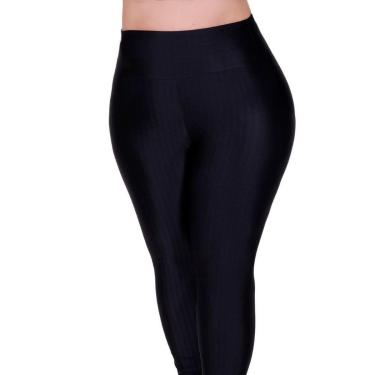 Imagem de Calça para Academia Plus Size Fitness Cintura Alta 3D Laura-Feminino