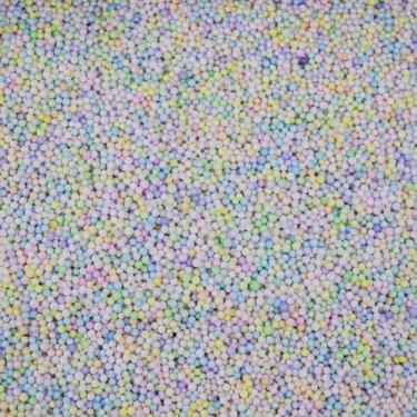 Imagem de AOODOOM Contas de espuma coloridas para geleca - 80.000 peças de contas de espuma de 2-3 mm bolas de espuma suprimentos para crianças arte geleca caseira, decorações de casamento e festa