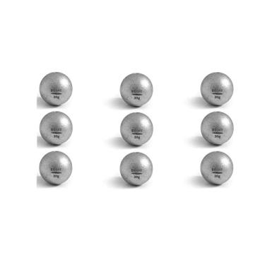 Imagem de ECOFT Pias de pesca e pesos, afundadores de ovos, pias de canhão, tamanhos sortidos 10 g a 200 g em saco e pescaria, pias, caixa sortida para água salgada e doce