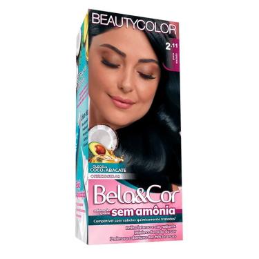 Imagem de Tintura Bela e Cor Sem Amônia 2.11 Preto Azulado