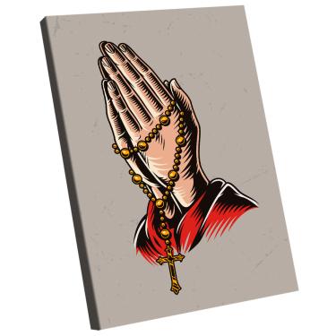 Imagem de Quadro Decorativo Mãos de Oração