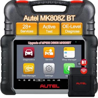 Imagem de Autel MaxiCOM MK808Z-BT igual ao MK808BT Pro atualizado de MK808BT MK808 MK808S MX808, ferramenta de digitalização de controle bidirecional, Bluetooth OBD2, suporte para scanner BT506/MV108S e FCA