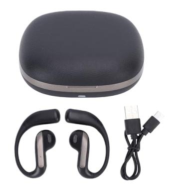 Imagem de Fockety Fones de Ouvido Sem Fio, Fones de Ouvido 5.4 5G Ultra Lightweight, IMAX Quality Sound, Ruído de Enc Ruído Mic, IPX7 à Prova D'água, Com Segurança de Vazamento de Som Físico (Preto)