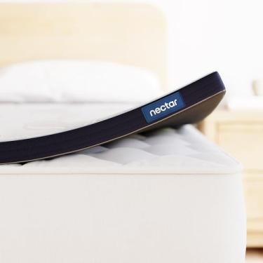 Imagem de Nectar Cobertura de colchão firme – King – Cobertura de colchão de espuma viscoelástica de gel – respirável e confortável – suporte e alívio de pressão – Certificado CertiPUR-US