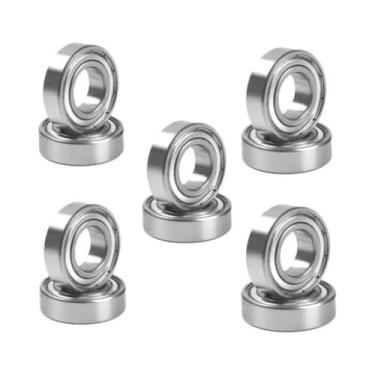 Imagem de Conjunto De 10 Rolamentos De Esferas De Sulco Profundo Miniatura Série