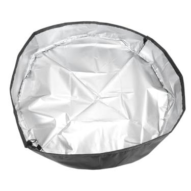 Imagem de aqxreight Tampa da Banheira de Gelo Tampa da Banheira Gelo Tampa da Banheira Fria Tampa da Banheira à Prova D'água à Prova de Com Costeleta de para Tanque Oval de 100 Galões (Pequeno)